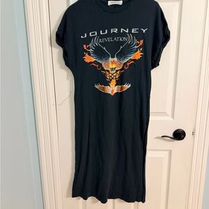 Daydreamer for Free People Black Graphic Journey Dress